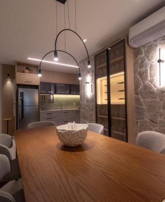Morretes Apartamento | Apartamento 2 suítes, Charme mediterrâneo, com Piscina e Academia