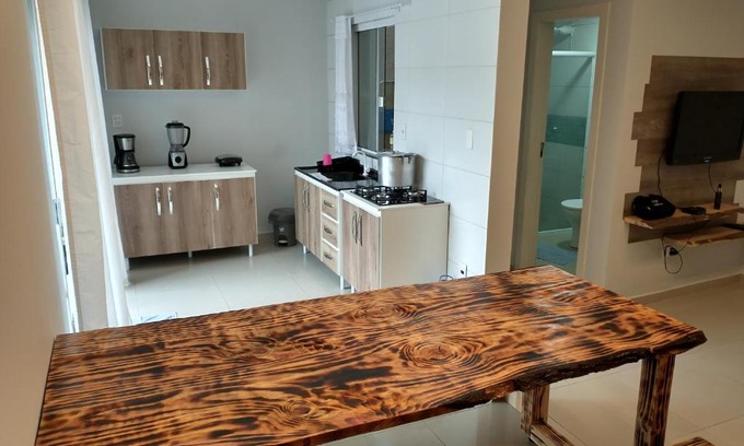Penha Apartamento | Apartamento 600 metros da praia Alegre, 8 lugares