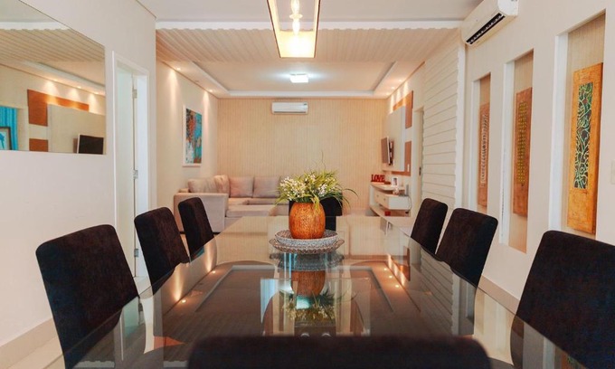 Centro Apartamento | Apartamento alto padrão com 3 suítes, sala 3 ambientes todos com ar, ambientes novos e moderno.