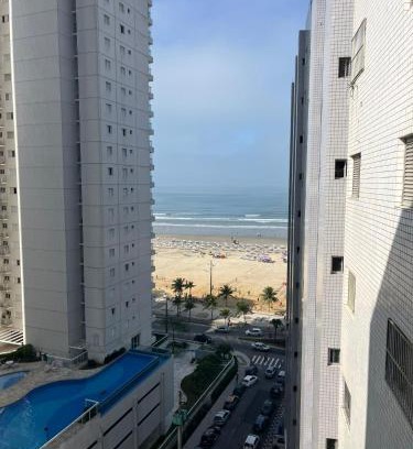 Boqueirao Apartamento | Apartamento com vista lateral da praia
