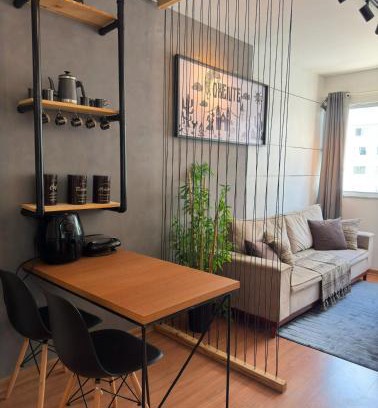 Santa Terezinha Apartamento | Apartamento completo 2 Quartos, Garagem, Piscina e Academia