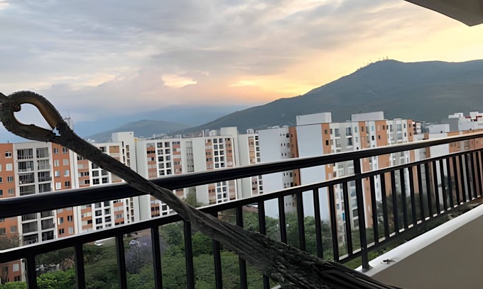 Cali Apartamento | Apartamento con aire, hamaca, piscina y gym