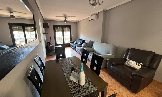 Los Alcázares Apartamento | Apartamento de Lujo Playa con Solárium Privado y Barbacoa