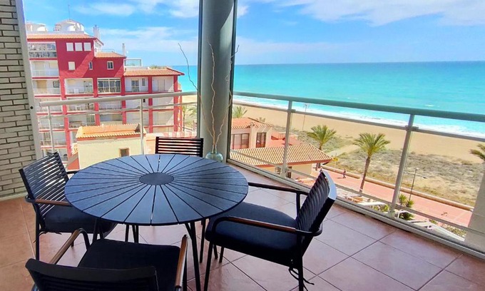 Peñíscola Apartamento | Apartamento en la playa con piscina