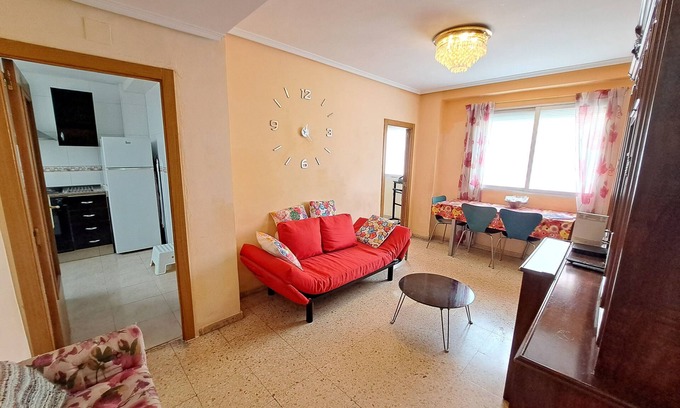 Rascanya Apartamento | Apartamento exterior de 3 habitaciones con WiFi y televisión por cable