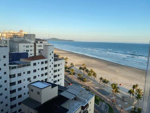 Vila Assuncao Apartamento | Apartamento kitnet pé na areia praia Ocian