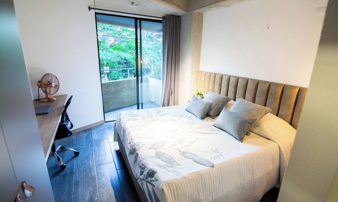 Laureles - Estadio Hotel | Apartamento Laureles con vista al exterior