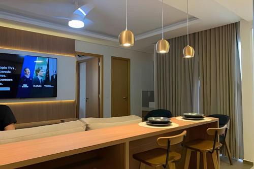 Goiania Apartamento | Apartamento Luxuoso 1 Q ao lado do shoppingLZ 1510