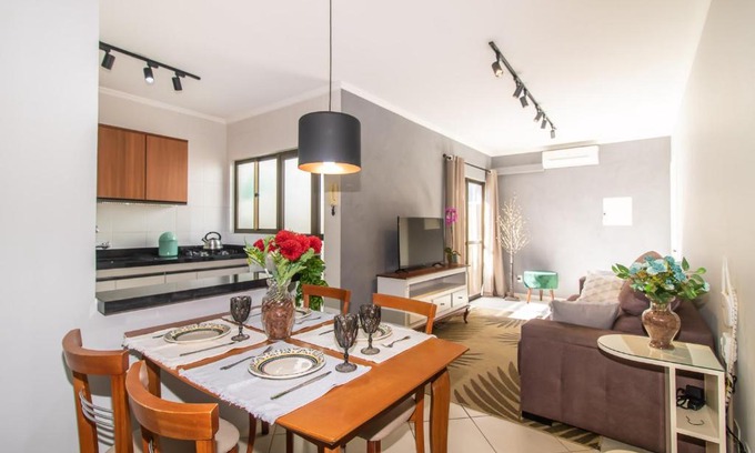Jardim Itu Apartamento | Apartamento Moderno com Terraço à 4Km do Consulado USA
