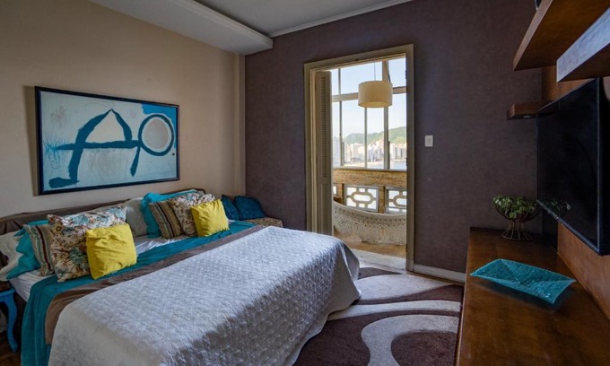 Sao Vicente Apartamento | Apartamento pé na areia