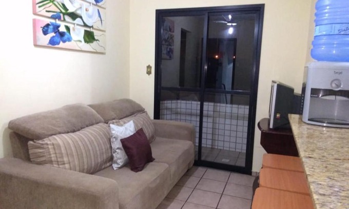 Mongagua Apartamento | Apartamento "Pé na Areia" Mongaguá