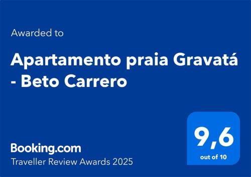 Gravata Apartamento | Apartamento praia Gravatá - Beto Carrero