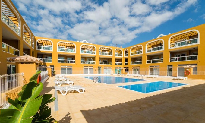 El Cotillo Apartamento | Apartamentos Arenas Blancas de Cotillo Vista Piscina