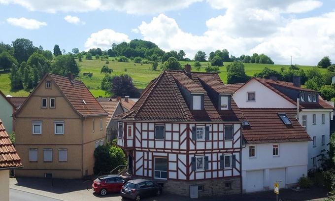 Poppenhausen Apartamento | Apartment Rhönerluft - apartment/apartment, shower, WC, 1 bedroom