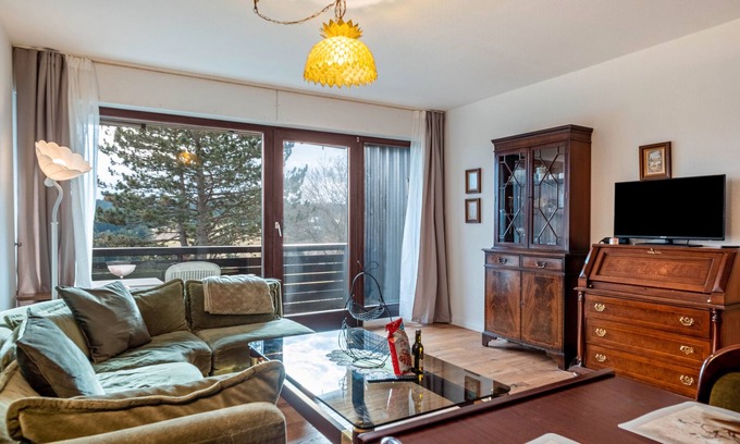 Schonach im Schwarzwald Apartamento | Apartamento 'Ferienwohnung Angela' con vistas a la montaña, balcón y Wi-Fi
