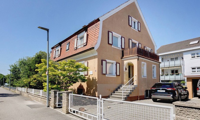 Radolfzell am Bodensee Apartamento | Apartamento 'Kleeblatt' con terraza compartida, jardín compartido y Wi-Fi