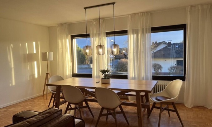 Großholbach Apartamento | Apartamento-Baño Privado-Vista al Jardín-Fewo 1 oben