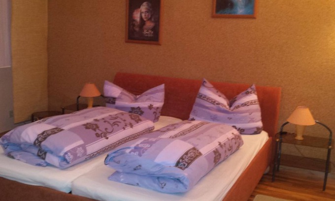Plauen Apartamento | Apartment 1st floor, shower, WC, living room/bedroom - Ferienwohnungen Hochmuth