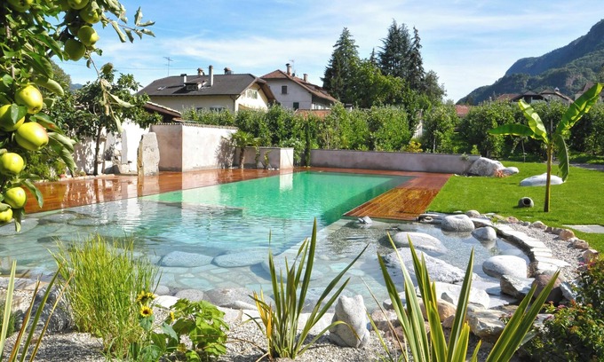 Nalles Apartamento | Apartamento "2SZ Gala Kreuzwegerhofnals" con vistas a la montaña, piscina, balcón y jardín