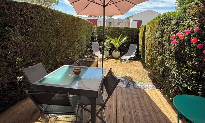 Vaux-sur-Mer Apartamento | Vaux sur mer - Apartamento 4 personas - Planta baja - Jardín cerca de playas