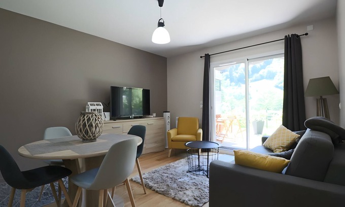 Mont-Dore Apartamento | Apartamento 'A1 - La Montille' con vistas a la montaña y Wi-Fi