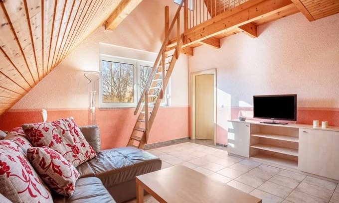 Buschvitz Apartamento | Apartamento 'Adlerhorst' con terraza compartida, jardín compartido y Wi-Fi