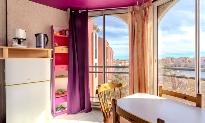 Le Barcares Apartamento | Apartment 'Appart T2 30m2 2em Etage' with Lake View, Private Pool and Private Terrace