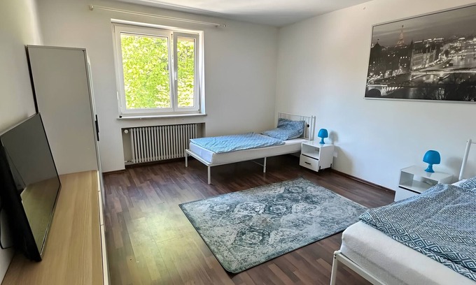 Universitatsviertel Apartamento | Apartamento 'Augsburg' con Wi-Fi