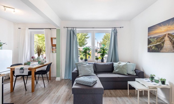 Huxtertor/Muhlentor/Gartnergasse Apartamento | Apartment 'Bella Verde' with Balcony and Wi-Fi