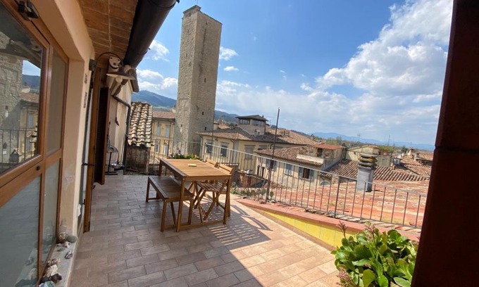 Citta di Castello Apartamento | Apartment Bellavista, historic center