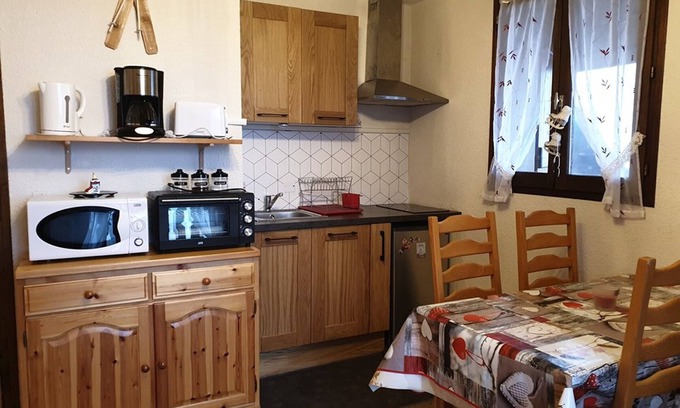 Station de Drouzin le Mont Apartamento | Apartamento Le Biot, 1 dormitorio, 6 personas