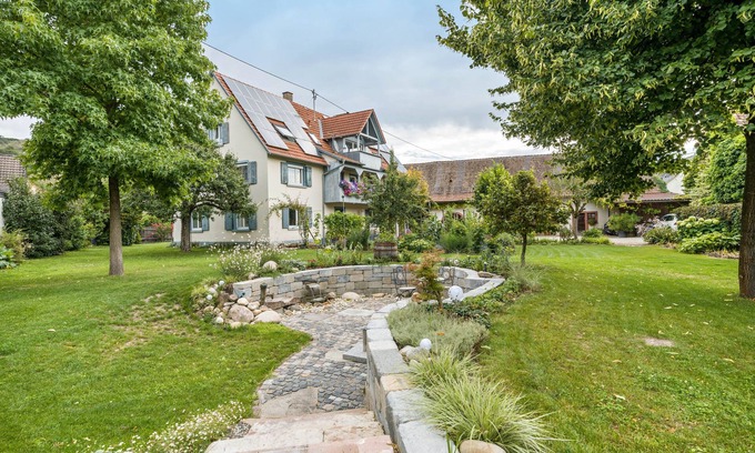 Oberrotweil Apartamento | Apartamento 'Bitzenhofer' con vistas a la montaña, terraza compartida y Wi-Fi