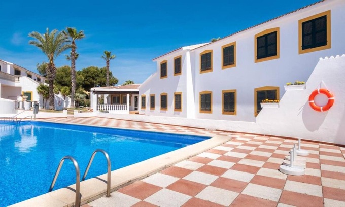 Cala'n Bosch Apartamento | Apartamento 'Bon Repos' con piscina privada, Wi-Fi y aire acondicionado