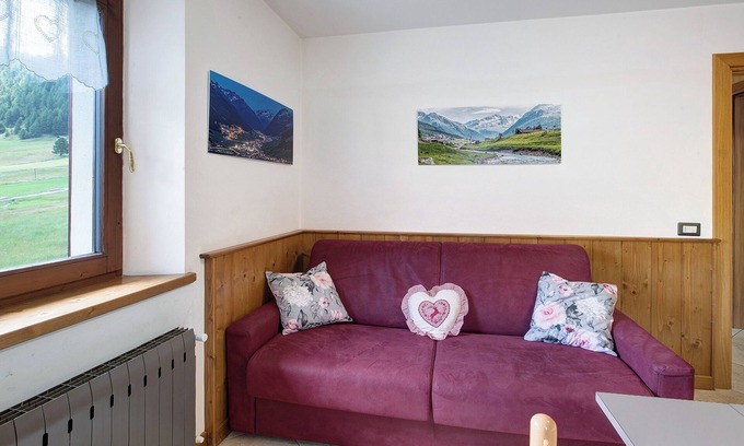 San Rocco Apartamento | Apartamento "Bormetti Paolo Sara" con vistas a la montaña, jardín compartido y Wi-Fi