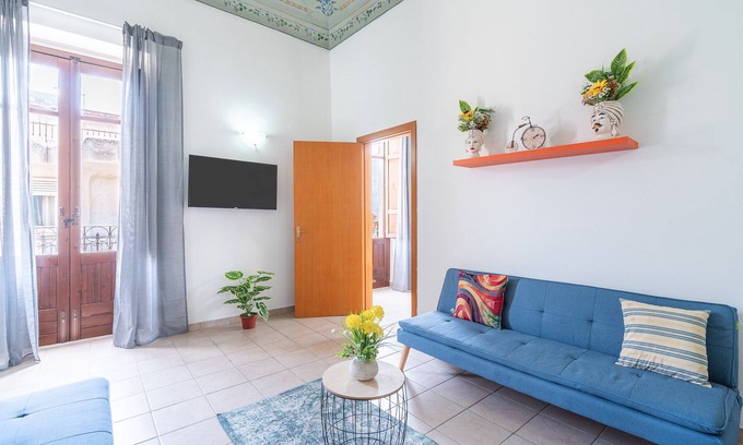 Pachino Apartamento | Apartamento 'Casa Intersimone' con Wi-Fi y aire acondicionado