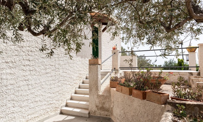 Licata Apartamento | Apartamento 'Casa Leonardo' con terraza compartida, jardín privado y aire acondicionado