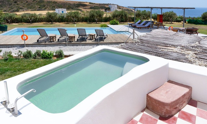 Milos Apartamento | Apartamento 'Chili Moon' con vistas al mar, Wi-Fi y aire acondicionado