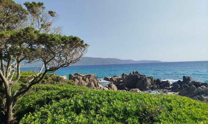 Olmeto Apartamento | Apartamento 'Cima' con vistas al mar y Wi-Fi