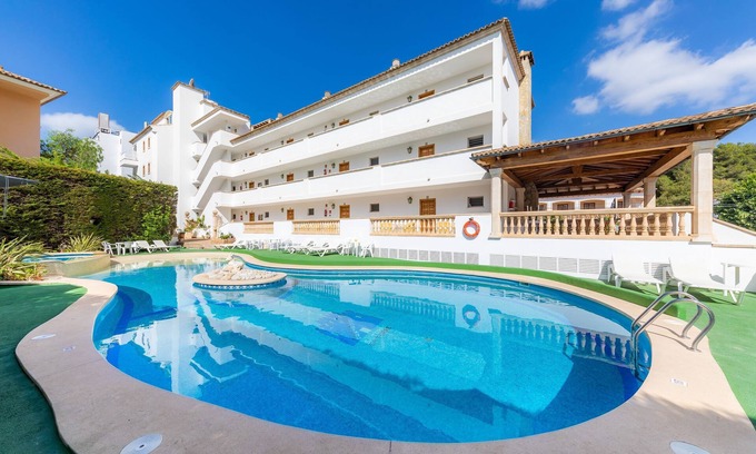 Canyamel Apartamento | Apartamento cerca de la playa con piscina, terraza privada, aire acondicionado y Wi-Fi