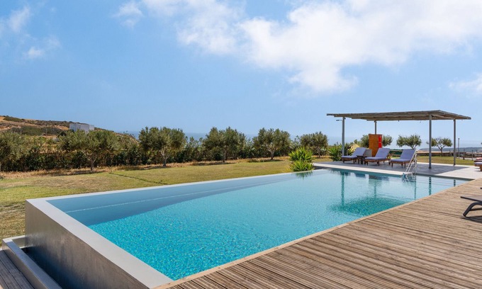 Milos Apartamento | Apartamento 'Cocoon' con vistas al mar, Wi-Fi y aire acondicionado