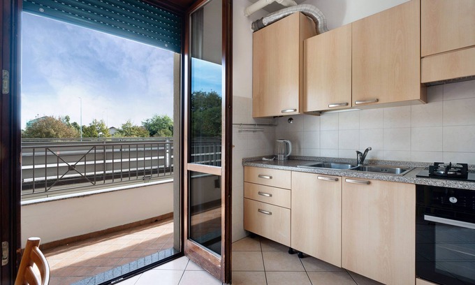 Gallarate Apartamento | Apartamento "Condominio Trifoglio" con jardín compartido y Wi-Fi