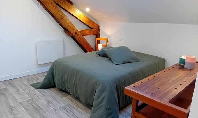 Perigueux Apartamento | Apartamento 'D'am Chic Nomade Appartement Vert' con Wi-Fi