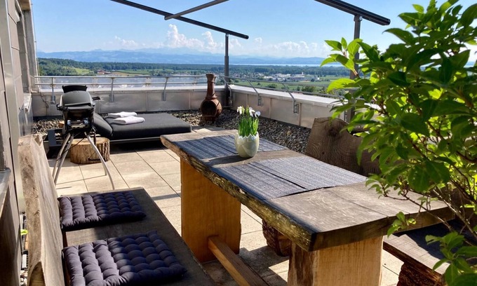 Bechlingen Apartamento | Apartamento 'Dmon-Home' con vistas al lago, terraza privada y Wi-Fi