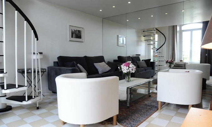 Dieppe Apartamento | Apartamento en el centro con jardín, terraza, aparcamiento privado cerrado.