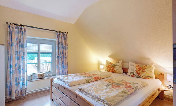 Norderhafen Apartamento | Apartamento 'Ebbe Und Flut' con jardín y balcón compartidos