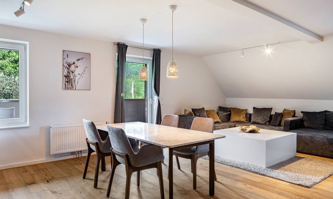 Hofsgrund Apartamento | Apartamento 'Elgit's Bergblick' con vistas a la montaña, jardín compartido y Wi-Fi