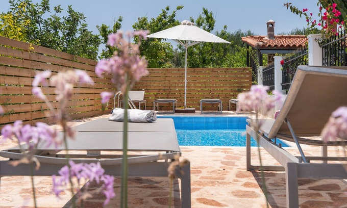Antimachia Apartamento | Apartamento 'Elli's 2' con piscina compartida, Wi-Fi y aire acondicionado