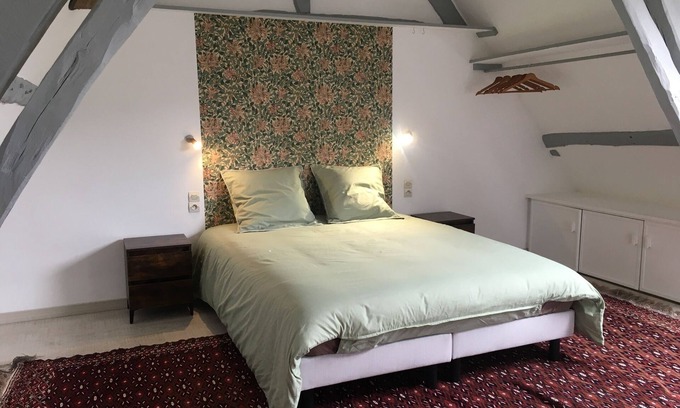 Maisnieres Apartamento | Apartamento-Baño en la habitacion-Vista al Jardín