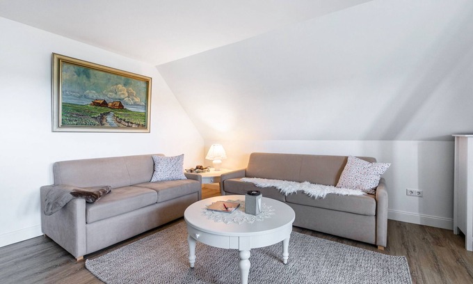 Emmelsbuell-Horsbuell Apartamento | Apartamento 'Fewo Samson' con terraza privada, jardín compartido y Wi-Fi