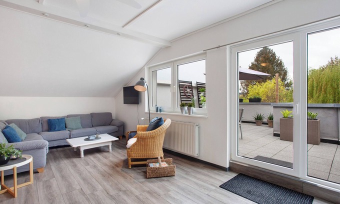Germete Apartamento | Apartamento 'Ferienwohnung Pöttner' con balcón y Wi-Fi